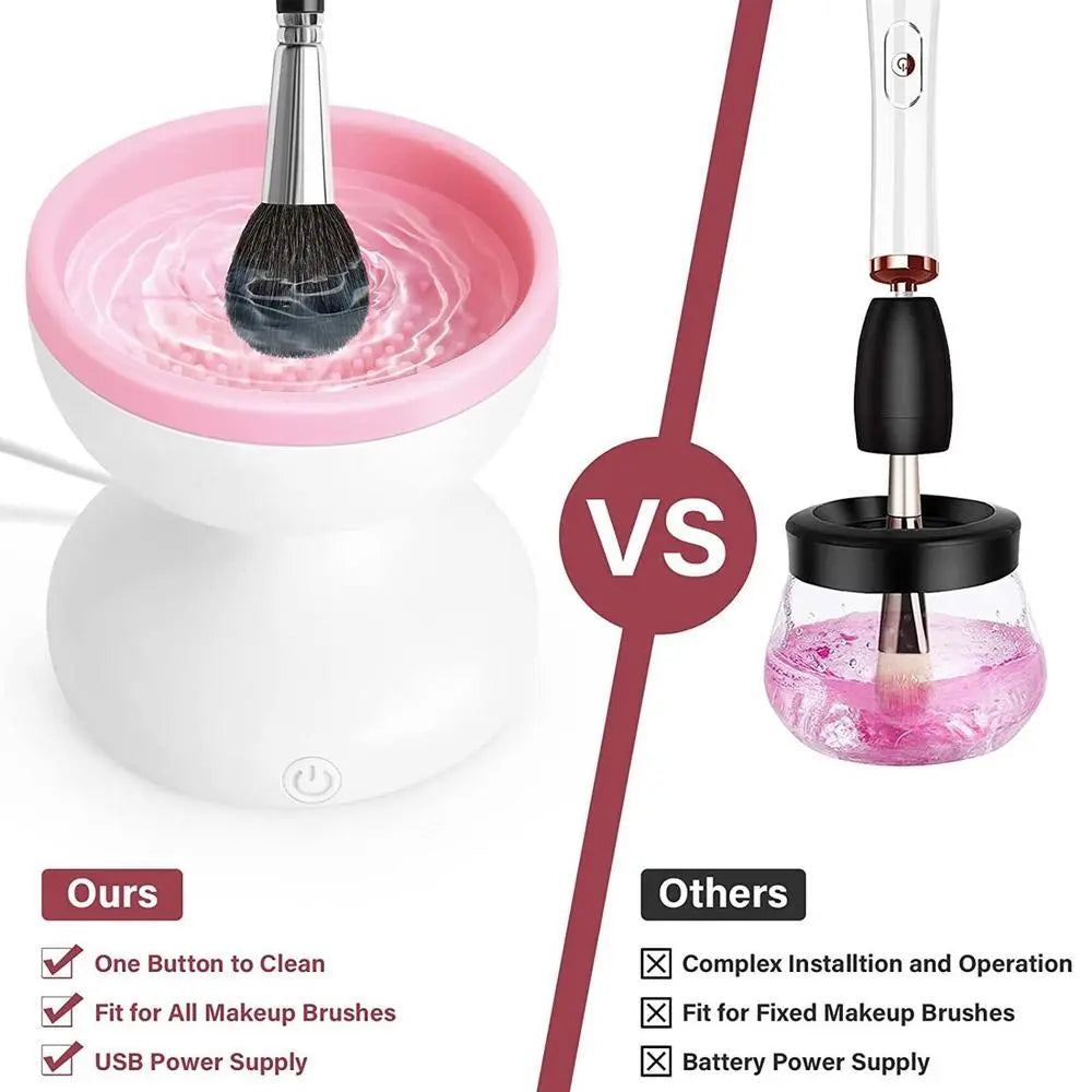 Portable USB Makeup Brush Cleaner