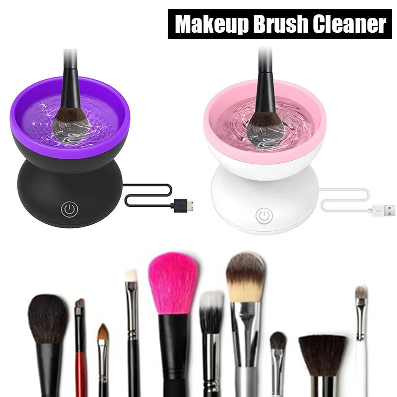 Portable USB Makeup Brush Cleaner