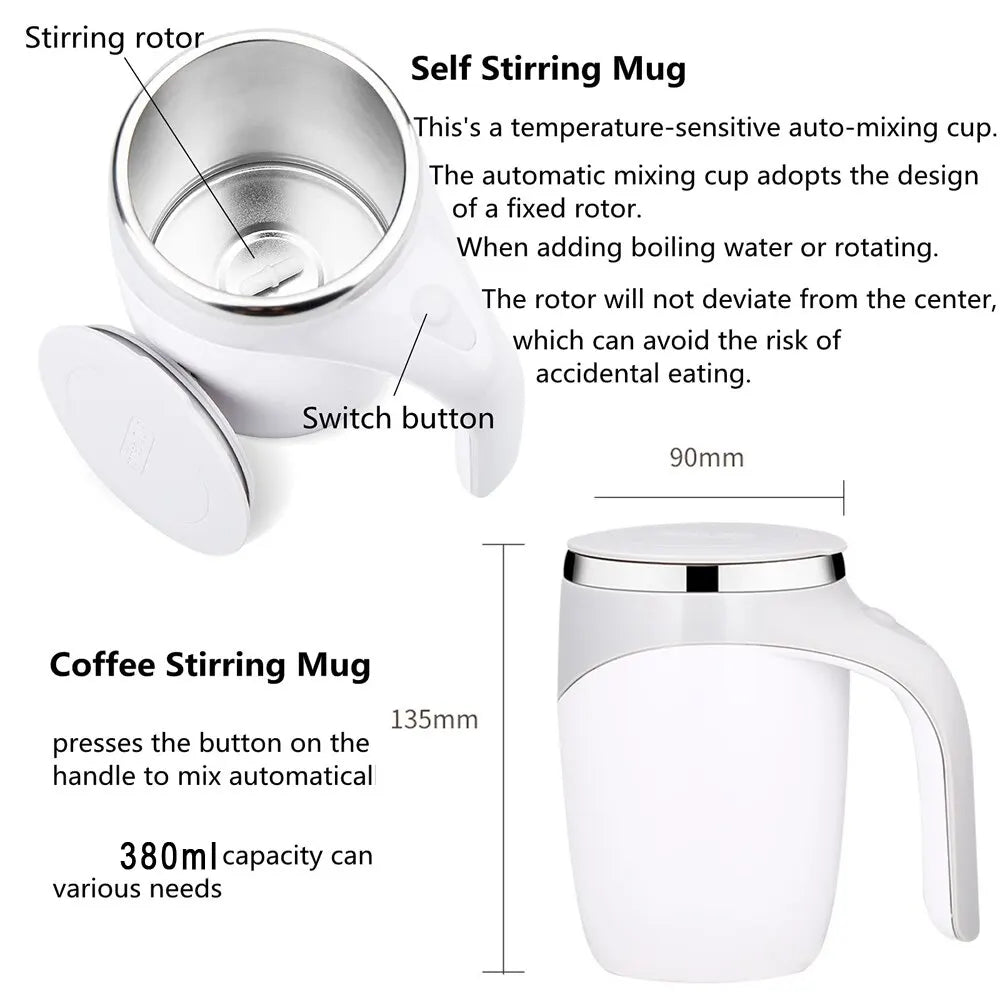 Self Stirring Rechargeable Mug