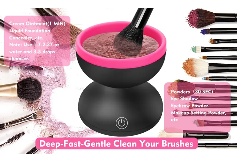 Portable USB Makeup Brush Cleaner